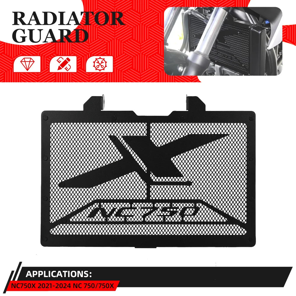 NC750X Radiator Guard 2024 For HONDA NC750 NC750S NC 750S/X NC700 2021-2023 Motorcycle Accessories Grille Grill Cover Protector-EXPROTAS