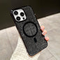 Diamond MagSafe Case for iPhone 11-17 Air Pro Max Plus Electroplate Cover