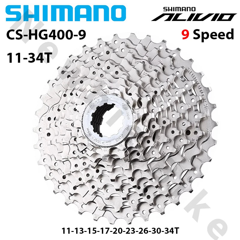 Shimano 9 Speed Cassette 11-25T 11-36T  Alivio HG400