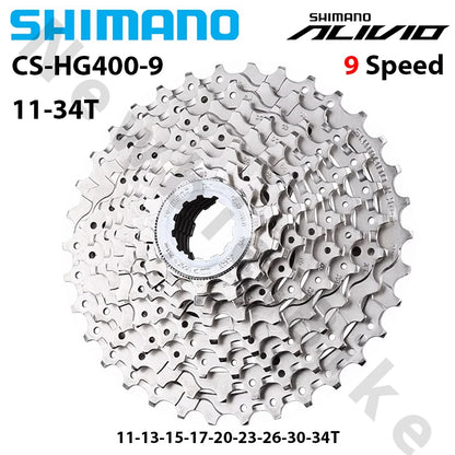 Shimano 9 Speed Cassette 11-25T 11-36T  Alivio HG400