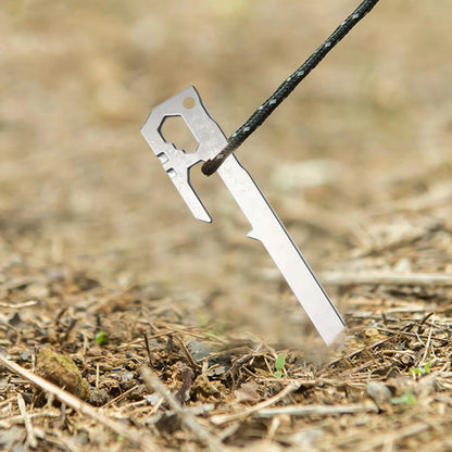 6Pcs Steel Tent Pegs 28cm Heavy Duty Ground Stakes for Camping Canopy Gazebo