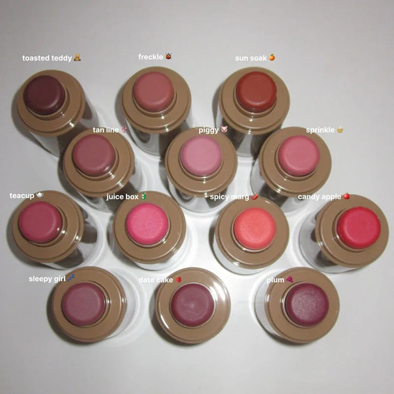 Rhode Gloss Phone Case Blusher Stick Lip Duo for iPhone 15 16 17