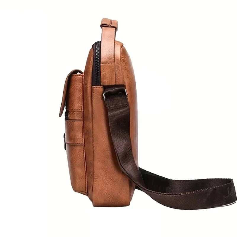 Men's Shoulder Bag Tactical Crossbody Briefcase for Work Laptop