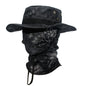 2Pcs Fishing Hat Sun Wide Brim UV Protection Outdoor Cap with Neck Flap
