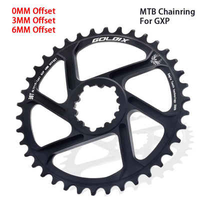 MTB Chainring 30T 32T 34T 36T 38T Direct Mount SRAM 0mm 3mm 6mm Offset
