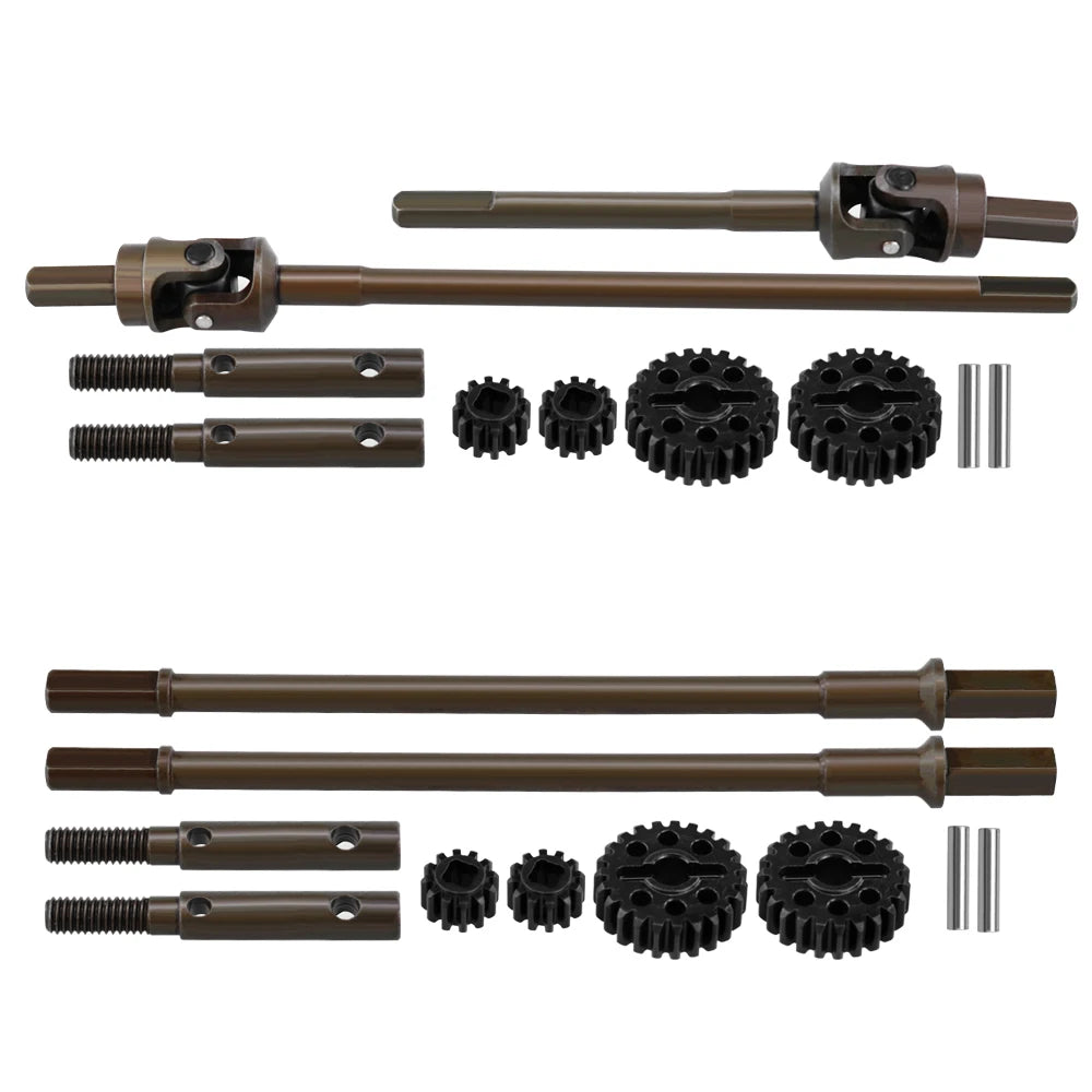 1/10 RC Crawler Metal Front & Rear Portal Axle for Axial Capra 1.9 UTB RR10 Upgrade - EXPROTAS