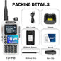 TIDRADIO 2nd Gen TD-H8 10W Professional Walkie Talkie Portable Long Range Radio Phone Wireless Programmable Search Repeaters-EXPROTAS