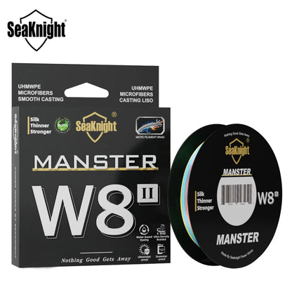 SeaKnight W8 II 500M PE Braided Fishing Line 8 Weaves Si+ Coating Salt Fresh