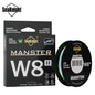 SeaKnight W8 II 500M PE Braided Fishing Line 8 Weaves Si+ Coating Salt Fresh