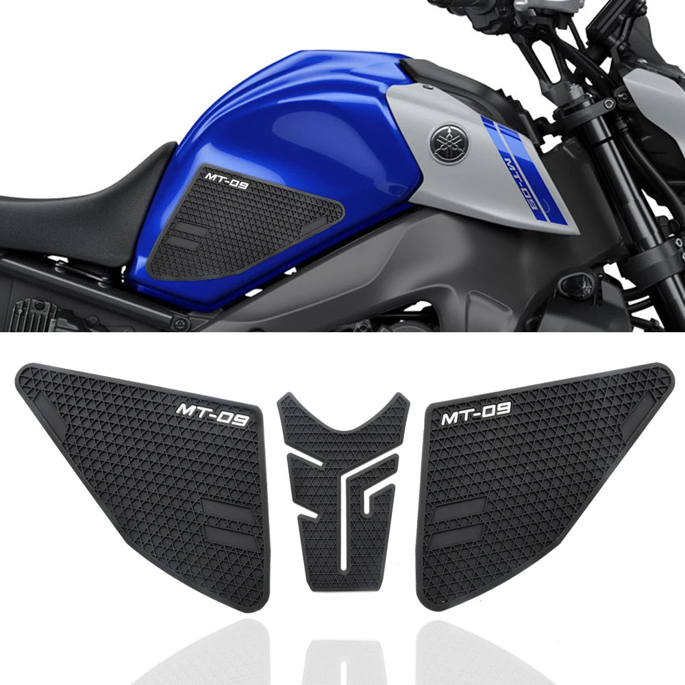 NEW Motorcycle Side Fuel Tank pad Tank Pads Protector Stickers Decal Gas Knee Grip Traction Pad For YAMAHA MT-09 MT09 2021 2022-EXPROTAS