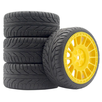 12mm Hex RC Wheels for 1/10 Rally Racing Car HSP HPI Tamiya Traxxas