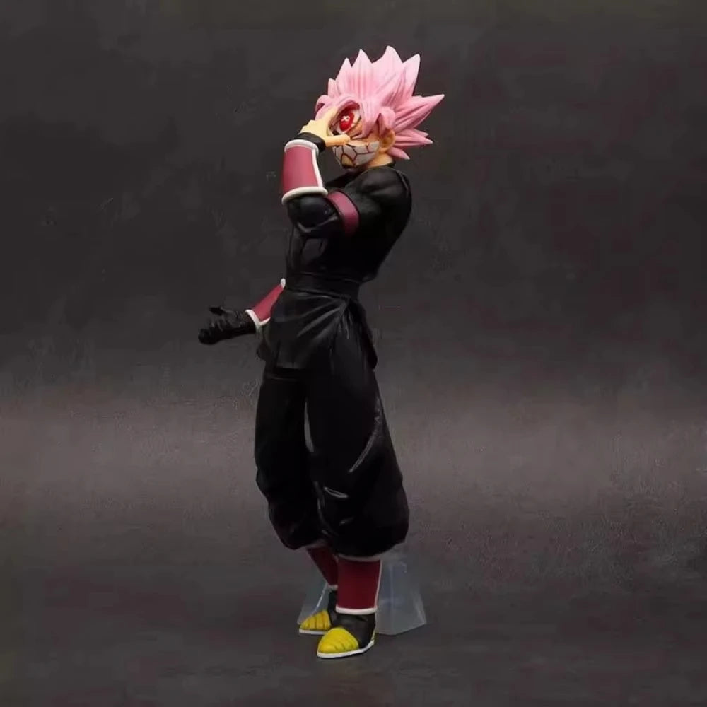 25cm Dragon Ball Heroes Zamasu Goku Black PVC Figure GK Statue Model Toy