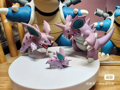 Scale World Pokémon Nidoking Nidorino Nidoran Legend of Elves Figure Set