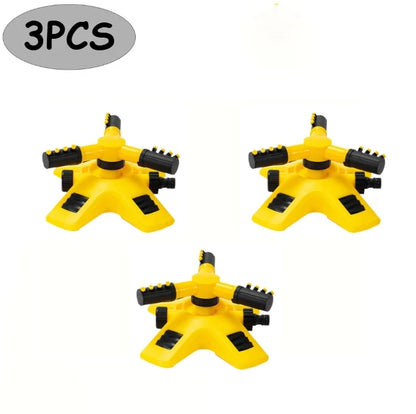Automatic Rotating Water Sprinkler 360° Garden Lawn Irrigation System 3PCS