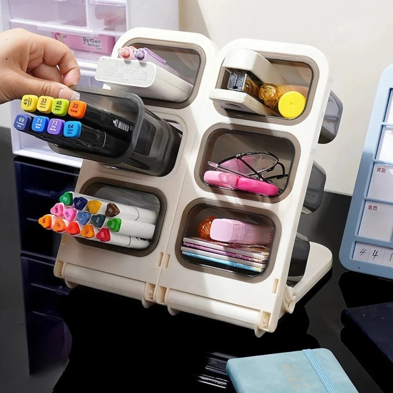 Pen Holder Desk Organizer Stand for Office Storage Desktop Stationery