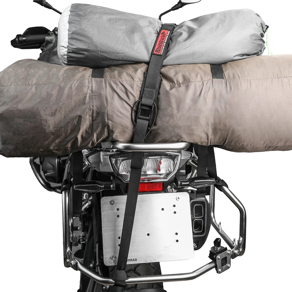 Motorcycle Tie-Down Strap Rhinowalk 2.5m Cam Buckle Cargo Luggage Belt