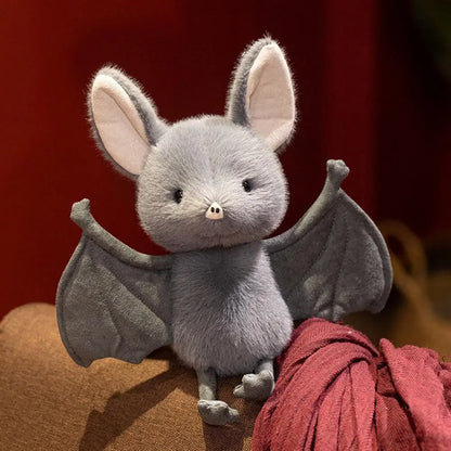 Car Rearview Mirror Bat Plush Toy Soft Stuffed Animal Hanging Decor 20cm