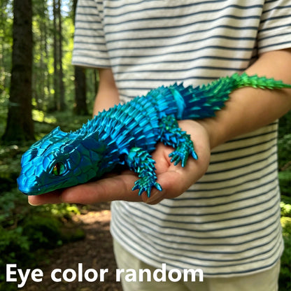 Creative Desk Plants 3D Printed Lizard Statue Ornament for Home Decor
