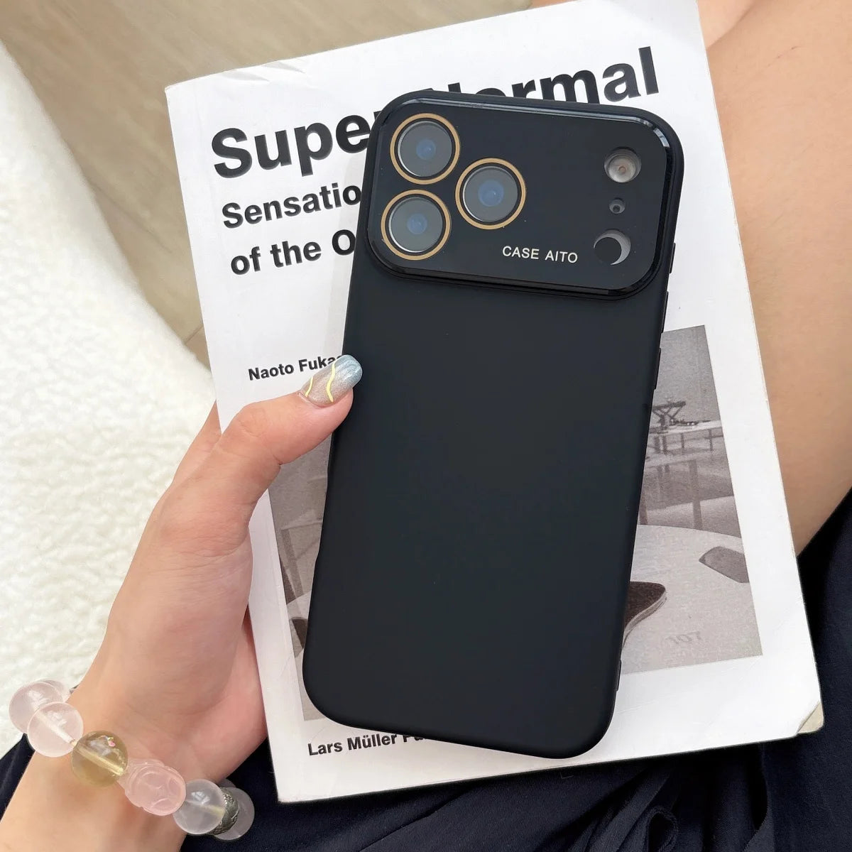 Liquid Silicone MagSafe Case for iPhone 12-17 Air Pro Max Glass Window Cover