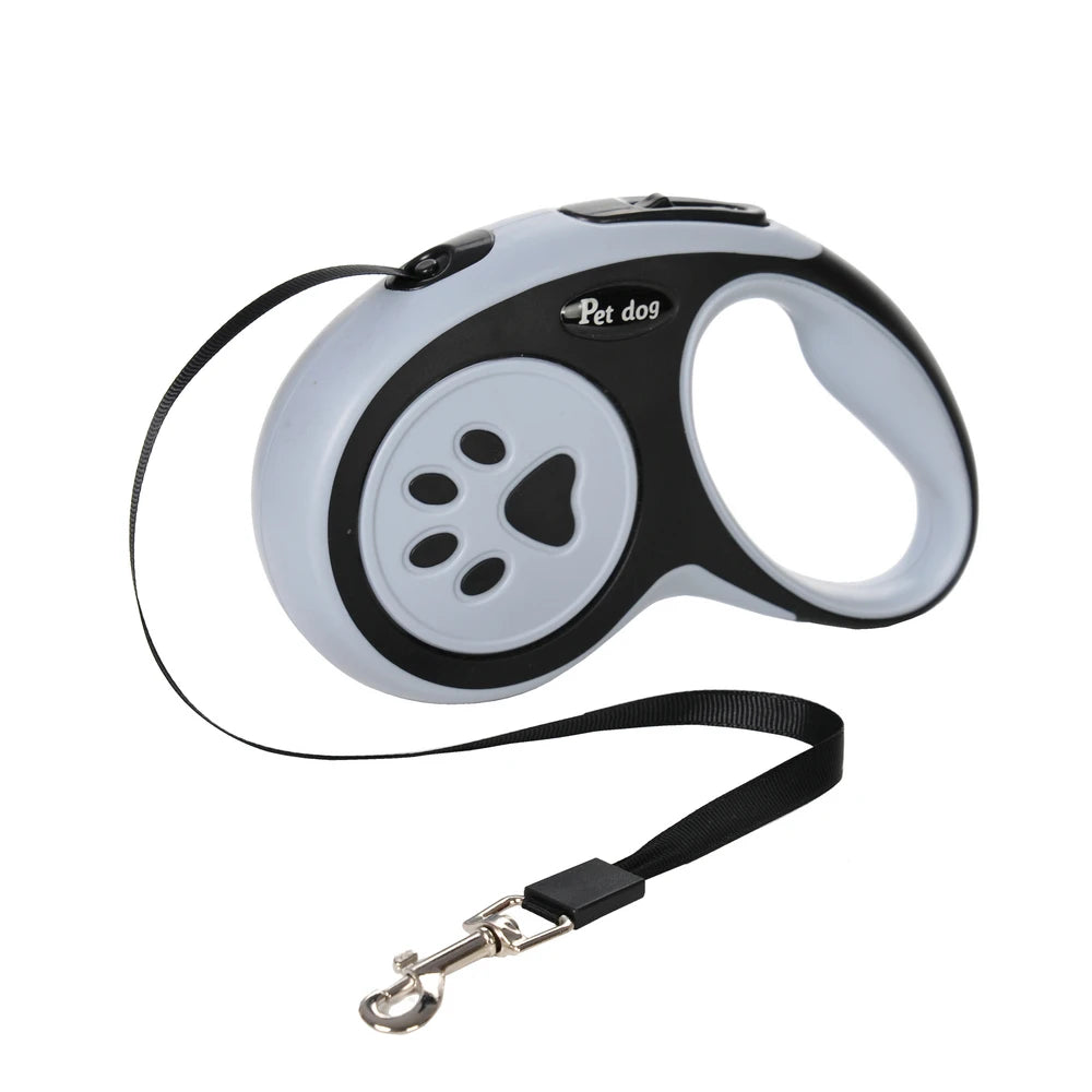 Retractable Nylon Rope Leash for Small Medium Large Dogs 3m 5m