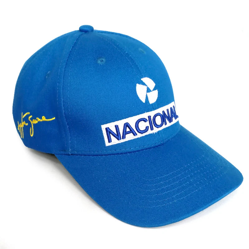 Ayrton Senna Baseball Cap Men Fashion Embroidery Outdoor Sun Protection Hat