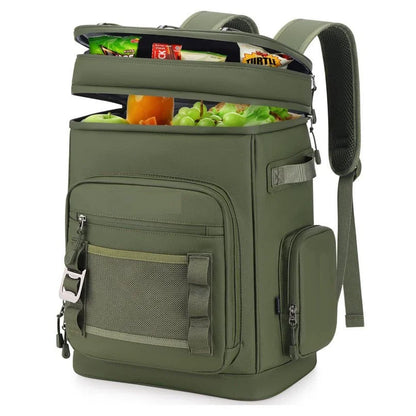 30L Insulated Backpack Cooler Bag Waterproof Rucksack for Camping Picnic