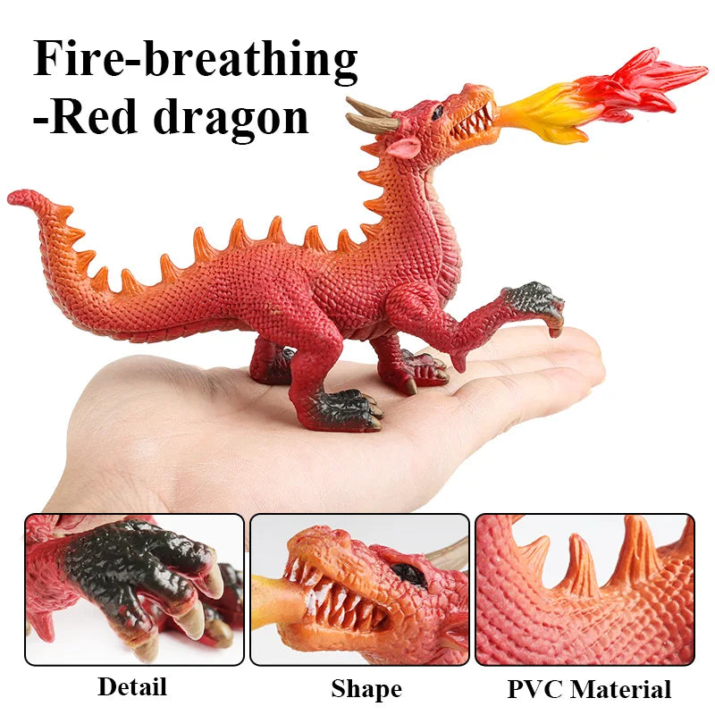 Oenux Fantasy Creature PVC Figure Dragon Phoenix Dinosaur Animal Model - EXPROTAS