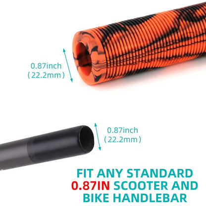 Anti-Slip Bicycle Handlebar Grips 22.2mm Rubber MTB Folding Bike