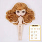 ICY DBS Blythe Doll White Skin Joint Body Colourful Hair Matte Face DIY Dress Up
