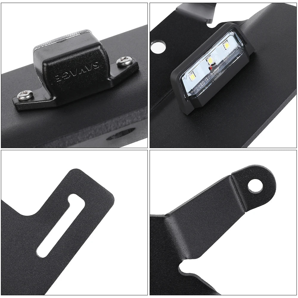 Harley Fat Boy 107 114 License Plate Holder LED Light Tail Tidy Bracket 2018-2024