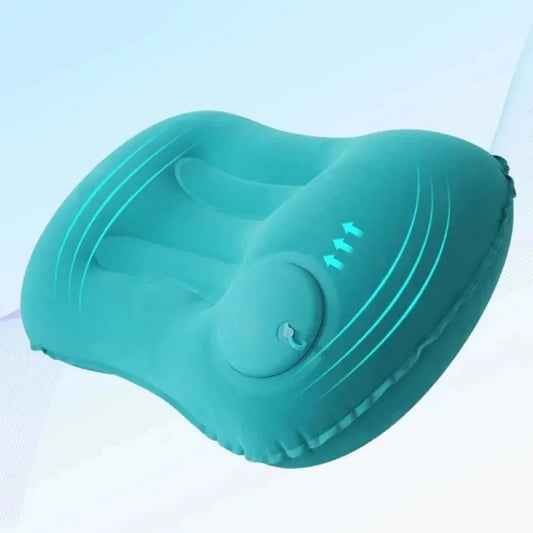 Inflatable Travel Pillow Camping Neck Support Air Cushion