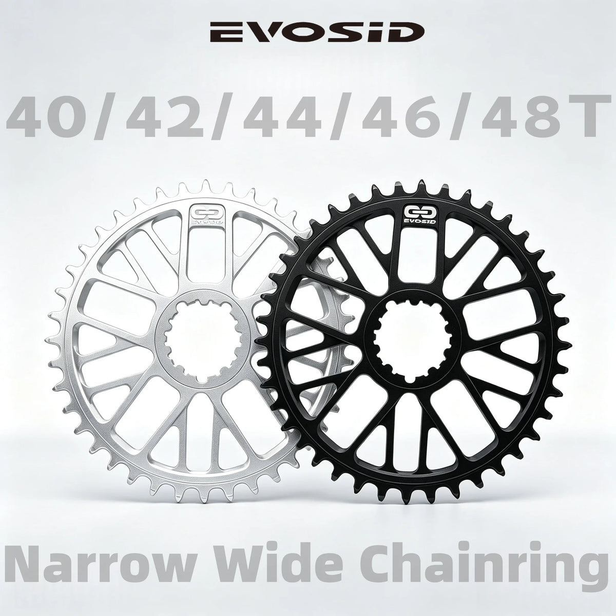 Direct Mount Chainring 40T-48T Narrow Wide Bike Sprocket 8S-12S