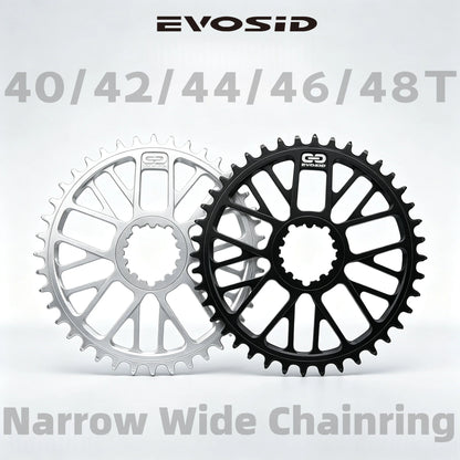 Direct Mount Chainring 40T-48T Narrow Wide Bike Sprocket 8S-12S