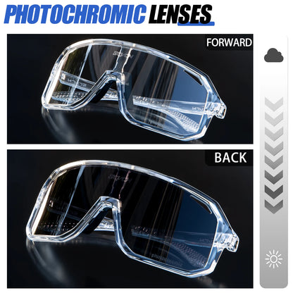 Mtb Cycling Sunglasses Photochromic Goggles UV400 Sports Bike Eyewear