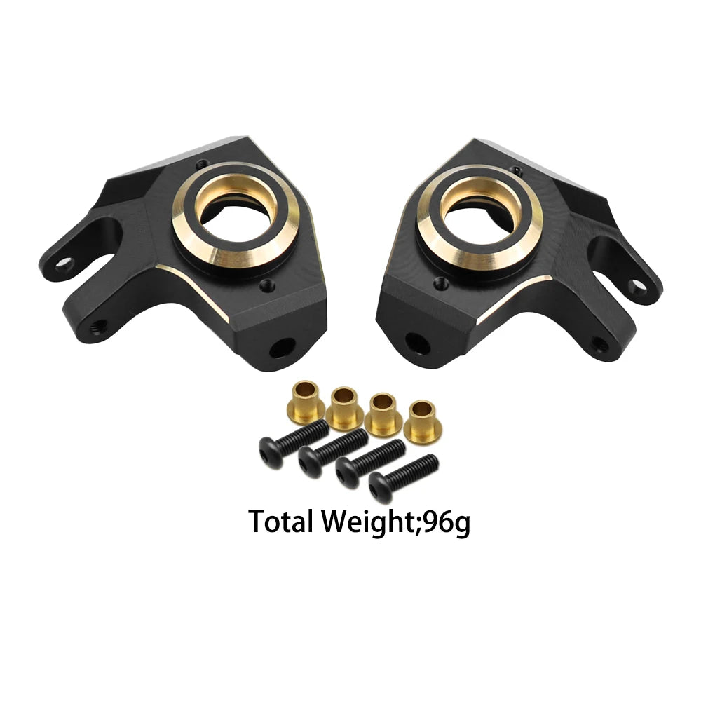 1/10 Axial SCX10 II AR44 Brass Differential Cover Counterweight Black