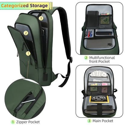 Heroic Knight Men Business Backpack Multifunction Slim Laptop Bags For Women outdoors Waterproof pack Aesthetic Backpack Design-EXPROTAS