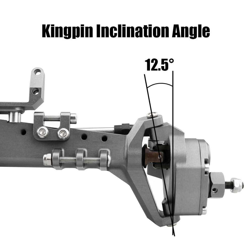 1/10 RC Crawler Metal Front & Rear Portal Axle for Axial Capra 1.9 UTB RR10 Upgrade - EXPROTAS