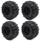 4PCS 12mm Hex Skidproof Rubber Tires 6034 for SCY 16101/16102 PRO 1/16 RC Truck Wheels