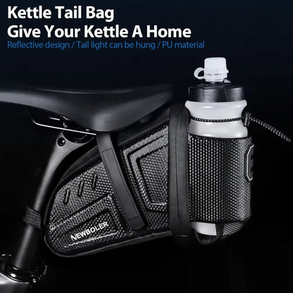 Bicycle Saddle Bag Waterproof Rear Bike Storage Bottle Holder Pannier