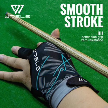 1PC Billiard Left Hand Glove Three Finger Snooker Pool Cue Accessory