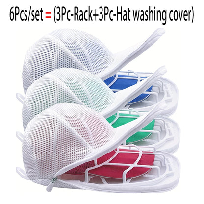 Hat Washer Cage Frame Laundry Cap Protector Anti-Deformation Washing Tool