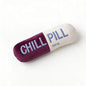 Pet Pill Indestructible Plush Dog Chew Toy with Squeaker for Play