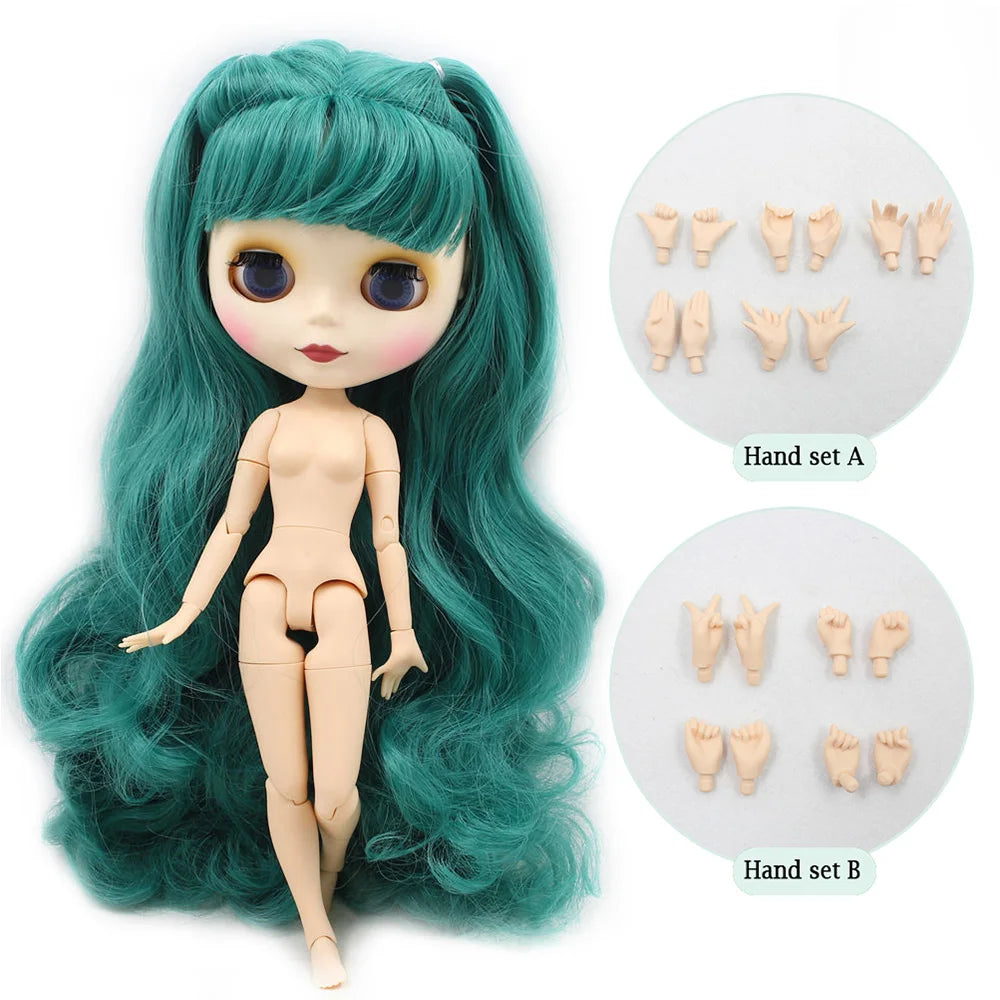 ICY DBS Blythe Factory Doll 1/6 BJD OB24 Ball Joint Body DIY Dress Up