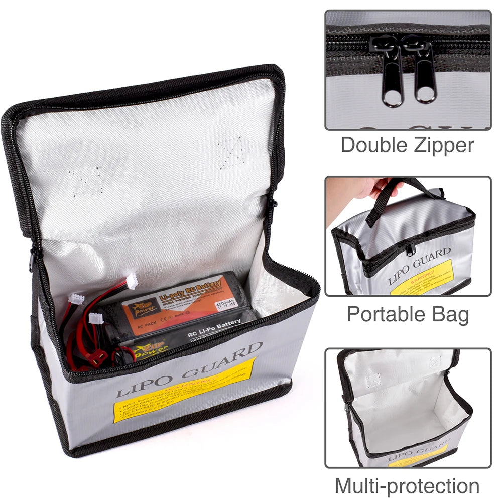 RC Lipo Bag Fireproof Explosion-Proof Safety Guard Portable 155mm Battery