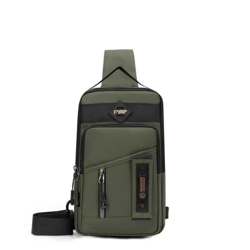 Outdoor Chest Bag Sling Backpack Travel Men Crossbody Shoulder Pack