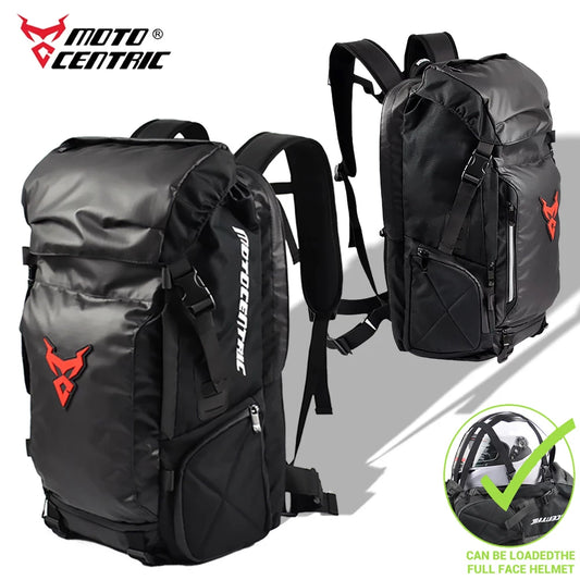 Motocentric Motorcycle Rear Seat Bag Multifunction Waterproof Motorcycle Helmet Backpack Big Capacity Motocross Tail Bag Luggage-EXPROTAS