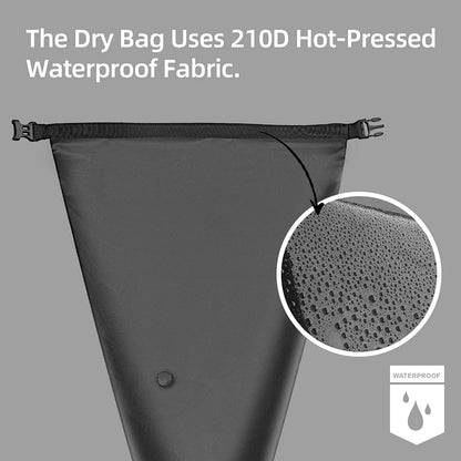 Waterproof Rhinowalk 14L Bike Saddle Bag Stable Not Shaking Removable Dry Bag for Mtb Road Gravel Bike Bikepacking
