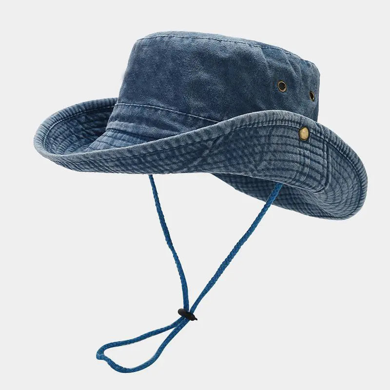 Cotton Bucket Hat Unisex Sun Cap Travel Outdoor Summer Fisherman 2023