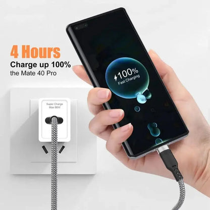 USB Type C Cable 5A Super Fast Charge Cable For Huawei 1m 3m 5m 8 Meter USB C Extension Cable for Samsung Xiaomi OPPO Universal