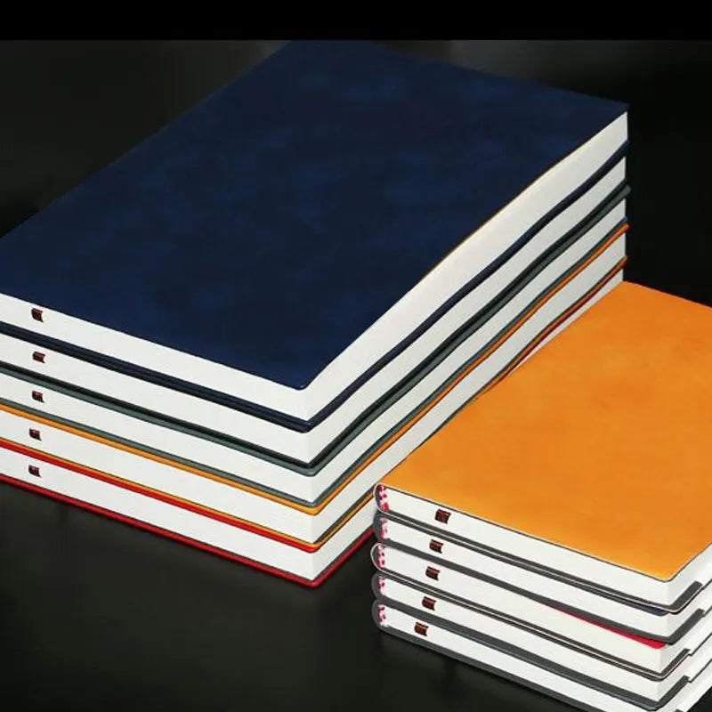 A5 A6 Journal Diary Notepad Leather Lined Notebook 160 Pages Student